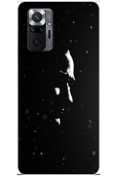 Zebana Xiaomi Redmi Note 10 Pro Max Compatible Case Atatürk Silhouette Silico...