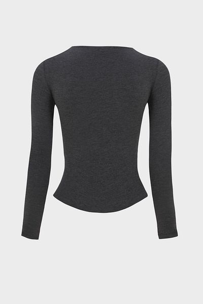 IAMNOTBASIC Candice Top - Anthracite