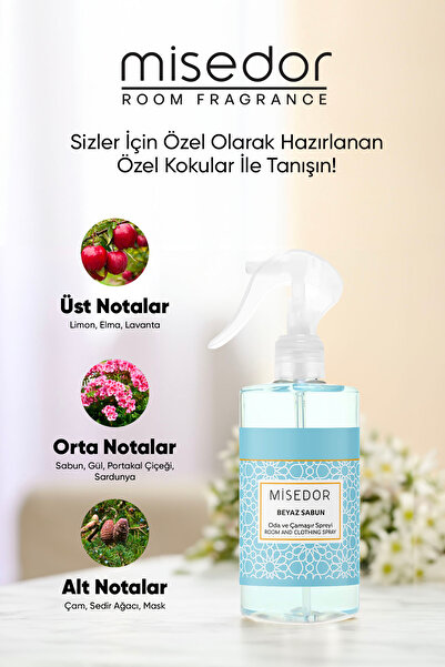 Misedor 2 Li Set Beyaz Sabun Oda Kokusu 330 ml Msd825166