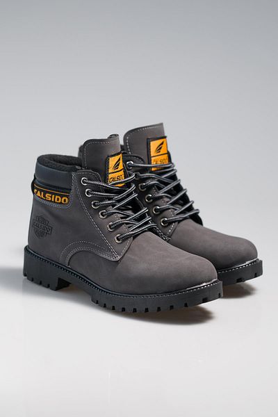 Calsido Μπότες Unisex Suede με λαστιχένια σόλα