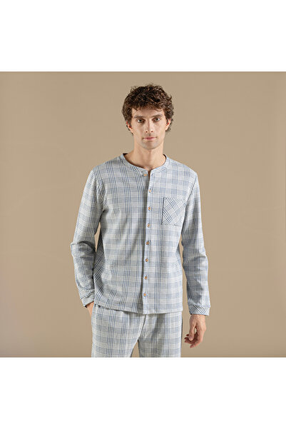 Chakra Palansa Pijama Takımı Mavi