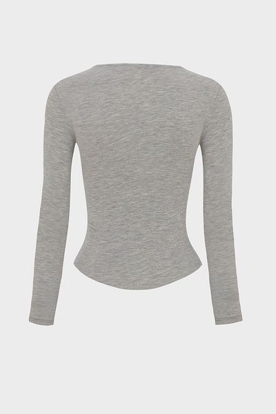 IAMNOTBASIC Gray Candice Top