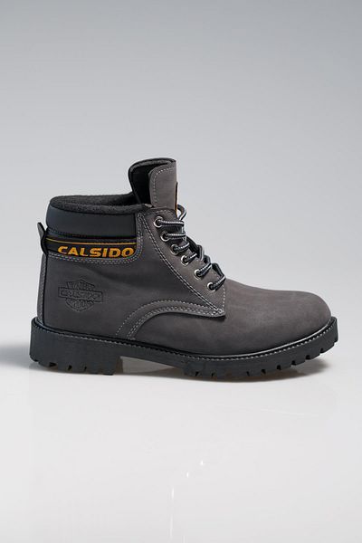 Calsido Μπότες Unisex Suede με λαστιχένια σόλα