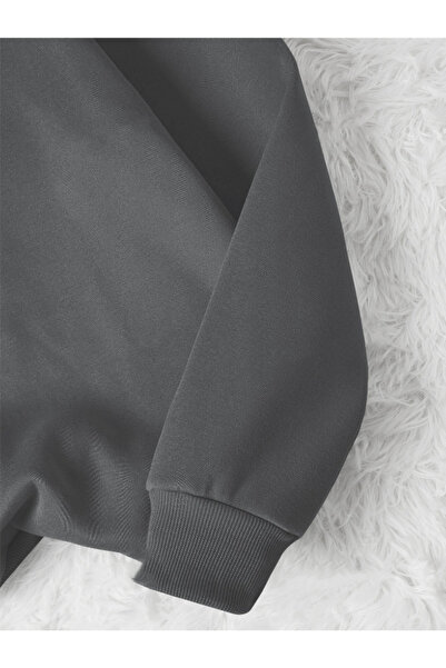 Revasser Γυναικείο βαμβακερό φούτερ HAPPY Daisy Special πολύχρωμο Oversize Crew Neck