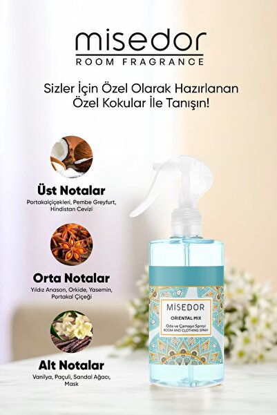Misedor Oriental Mix Oda Kokusu Ve Çamaşır Parfümü 330 Mlu
