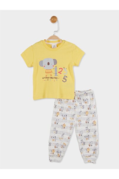 Panolino Erkek Bebek Baskılı Pijama Takımı 20754