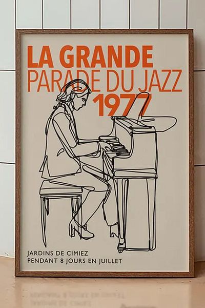 Taranist Αφίσα 1977 Jazz Retro Επικαλυμμένο Χαρτί