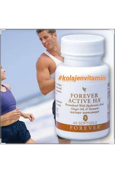 Forever Living فوريفر أكتيف ها - غذاء المتابعة بحمض الهيالورونيك مع الزنجبيل والكركم