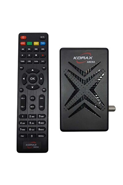 Korax Arena Hd Uydu Alıcısı (Wifi-Opsiyonel) Free Iptv Youtube H.264 Hevc (Tk...