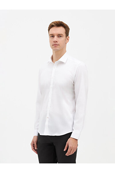 Toss Erkek Extra Slım Fıt Gömlek-beyaz