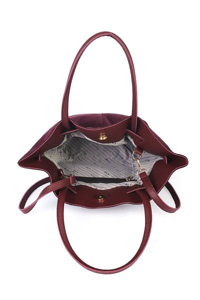 chocolatebag Lio Model Suede Hand and Women's Shoulder Bag - Khaki