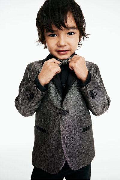 H&M Parlak Smokin Ceketi