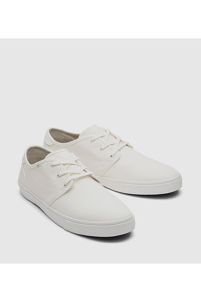 Toms White Casual Flat Shoes