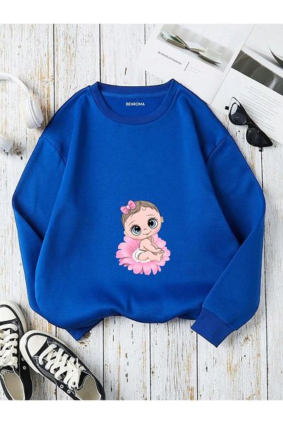 BENROMA Printed Pregnant Sweatshirt