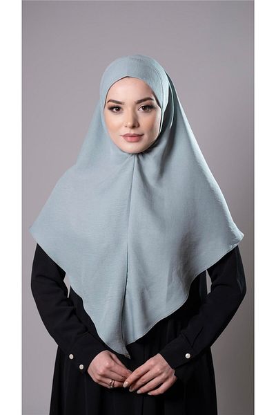 HÜRREM BONE Çağla Yeşili Πρακτικό έτοιμο μαντήλι Hijab Βαμβακερό ύφασμα τζαζ απλό Hijab 2306_32