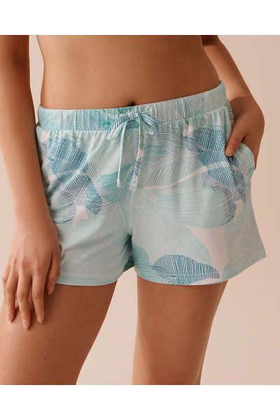 La Vie en Rose Abstract Floral Print Super Soft Shorts