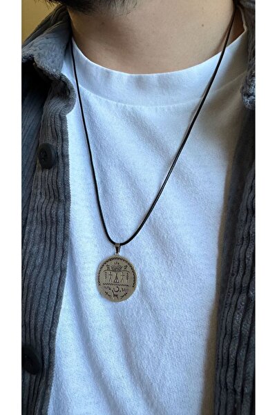 MITH SB TAKI قلادة مدلاة من الفولاذ المقاوم للصدأ للجنسين من Shaman Cam Drum - مضمونة مقاومة للتشويه