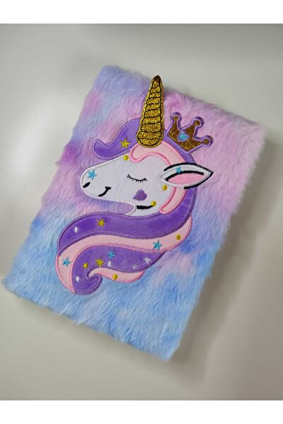 Skycave Farklı renklerde peluş pullu nakışlı ve simli çizgili hediyelik hatır...