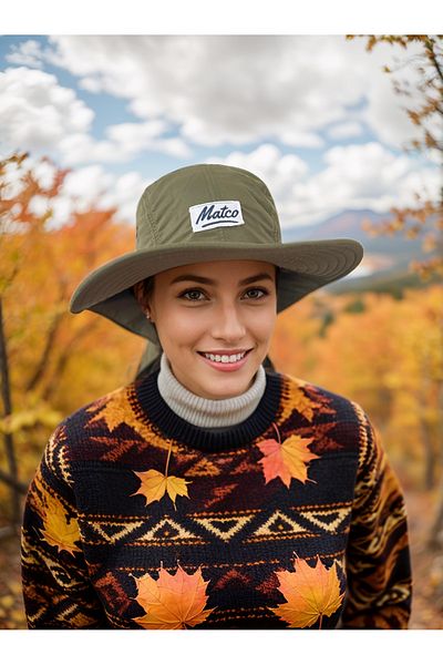 MATCO Tech Sun Hat (Green Hat for Fishing, Sailing, and All Type Natural Sports)