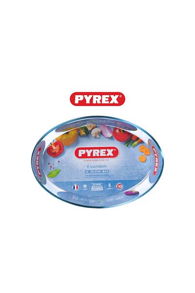 Pyrex محمصة بيضاوية متعددة الأغراض من Essentials بسعة 2 لتر – حل طهي متين ومتعدد الاستخدامات