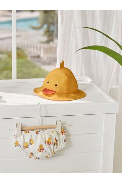 MAYORAL 1619 Model 2-Piece Baby Swimsuit and Hat Set