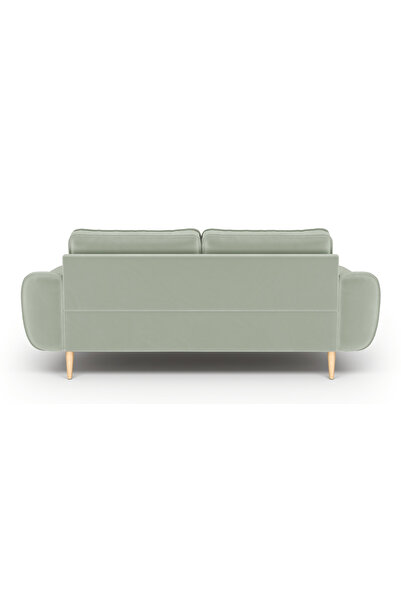 Normod Klem İkili Koltuk Ahşap Ayak - Kadife