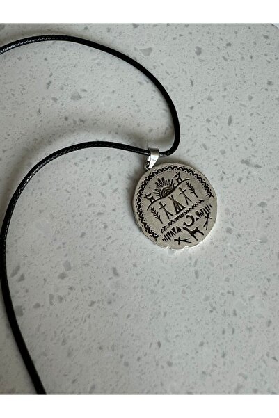 MITH SB TAKI قلادة مدلاة من الفولاذ المقاوم للصدأ للجنسين من Shaman Cam Drum - مضمونة مقاومة للتشويه