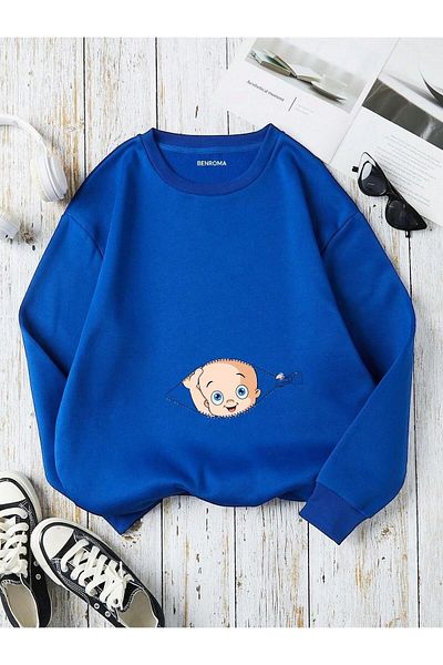 BENROMA Printed Pregnant Sweatshirt