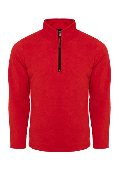 COMBİNE MİCHAİL Ανδρικό γιακά με μισό φερμουάρ Basic Red