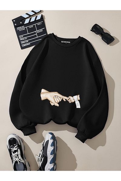 BENROMA Printed Pregnant Sweatshirt
