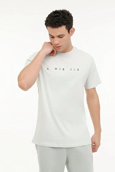 lumberjack ML MESUS 11URBNG2022 4FX Чоловіча футболка з коротким рукавом, відкрита, зелена