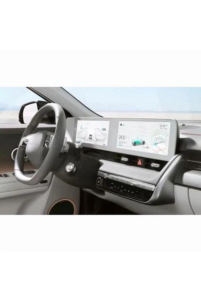 corcishop Hyundai Ioniq 6 Instrument Panel and Information Display Compatible 9H Nano Screen Protector