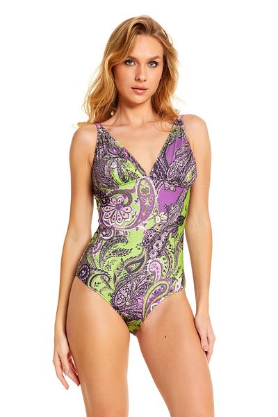 Argento Triangle Swimsuit - Shawl Pattern and Back Rope Detail