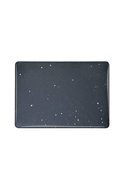 hk Macbook Pro 14 A3112 M4 2024 Uyumlu  İşlemcili Koruma Kılıfı Parlak Simli Hardcase Kapak