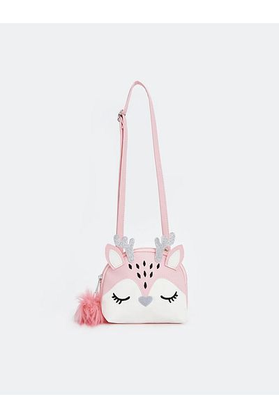 LC Waikiki LCW ACCESSORIES Geantă de umăr roz 3D pentru fete