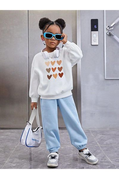 BENROMA Set de trening pentru copii unisex - imprimat, supradimensionat