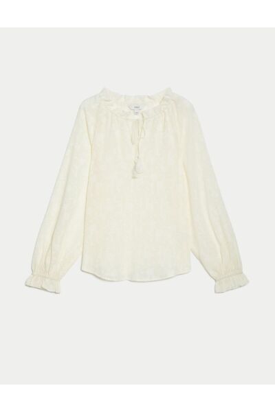 Marks & Spencer Regular Fit Uzun Kollu Bluz