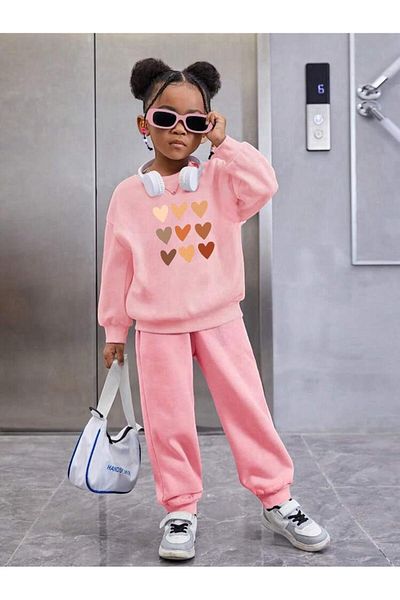 BENROMA Set de trening pentru copii unisex - imprimat, supradimensionat