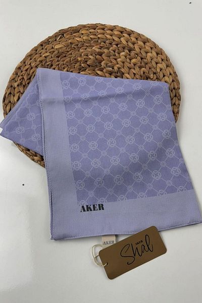 Aker Eșarfă moale Monogram 1090500-992 Monogram Liliac