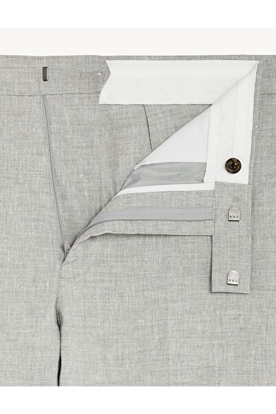 Marks & Spencer Tailored Fit Klasik Keten Pantolon