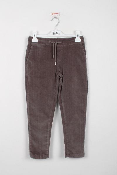 incity Boy's Velvet Trousers with Tie Waist Detail