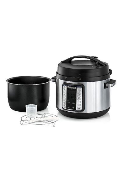 Black&Decker EZ Smart Steam Pot 9-In-1 Electric Pressure Cooker 10 L