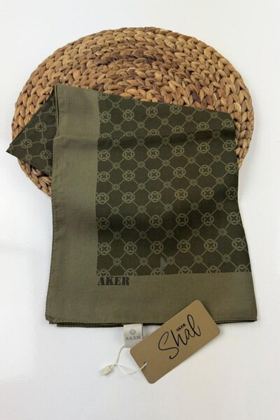 Aker Monogram Soft Eşarp 1090500-934 Monogram KOYU HAKİ