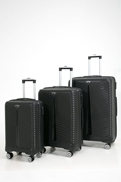 My Easy Shop 3’lü Valiz Set Polo Club Kırılmaz Esnek  PP Malzeme