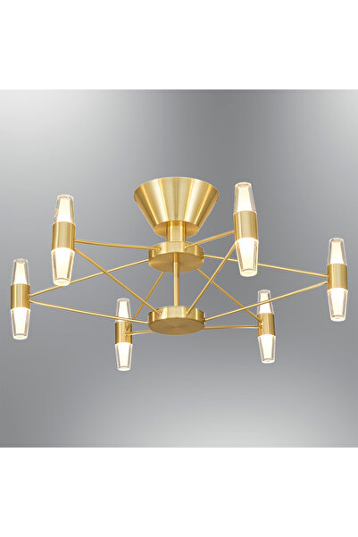 Özcan Aydınlatma 2845-6-03 Phulu 6'LI PLOFONYER SARI