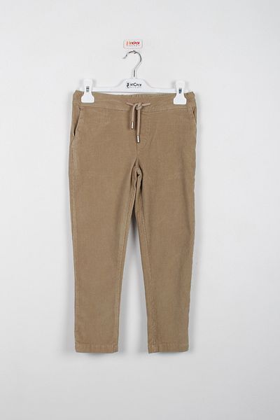 incity Boy's Velvet Trousers with Tie Waist Detail