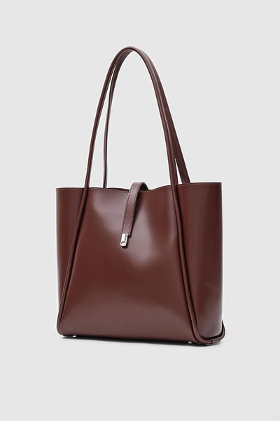 Shule Bags Τσάντα ώμου Chester Interlocking Κέλυφος Φουντούκι