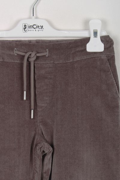 incity Boy's Velvet Trousers with Tie Waist Detail