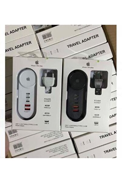 Powermaster PM-20659 25W PD LIGHTNING+ 2 TYPE-C + 2 USB ŞARJ ADAPTÖR