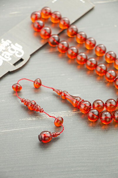 Tesbih Otağı Handmade Ottoman 10 mm Clamping Amber Prayer Beads - Master Workmanship